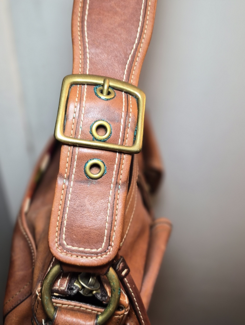 Authentic COACH Legacy Mandy Satchel 65th Anniversary Whiskey Leather #10331 - Picture 8 of 13